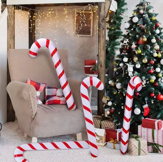 Ballon Canne à Sucre de Noël