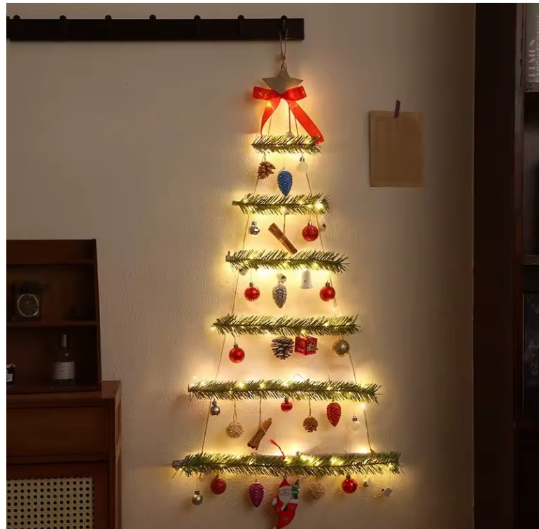 Sapin de Noël mural