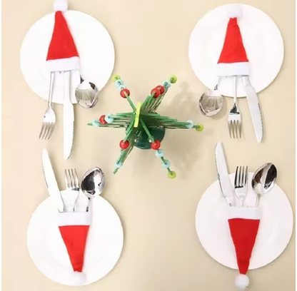 Porte-Couverts Chapeau de Noël