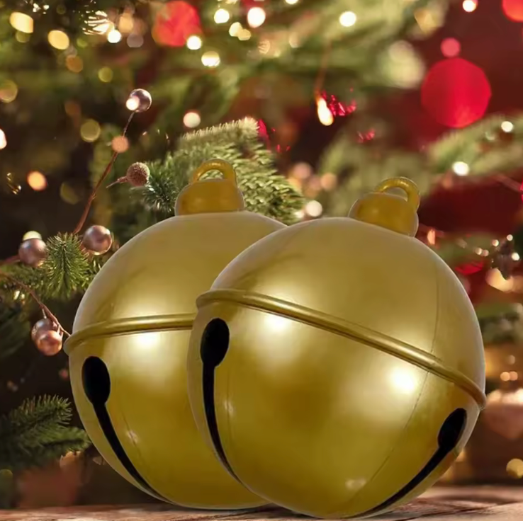 Boule de Noël Gonflable Géante  – Cloche Festive