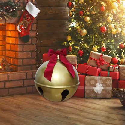 Boule de Noël Gonflable Géante  – Cloche Festive