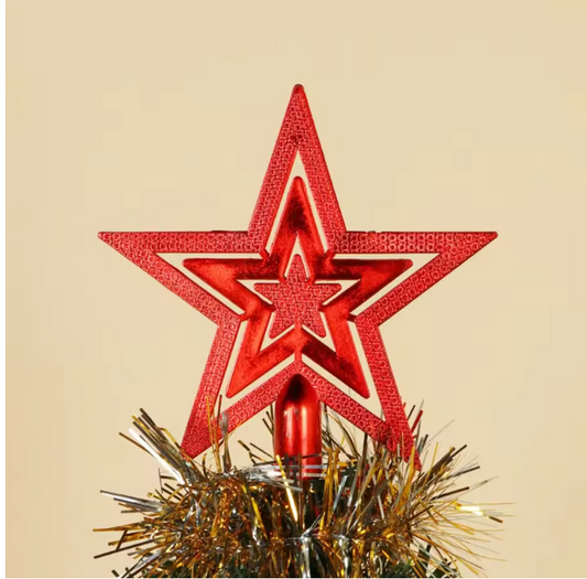 Étoile Rouge Scintillante