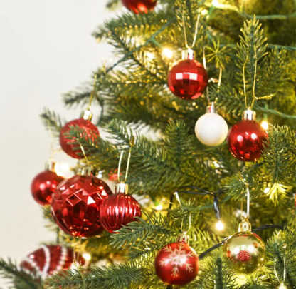 Lot de 24 Boules de Noël