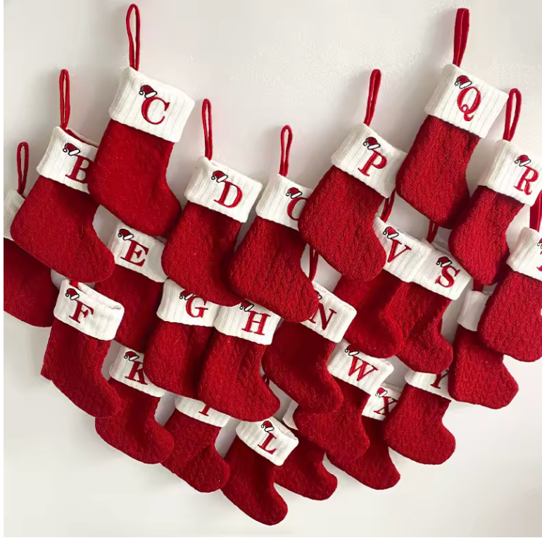 Chaussettes de Noël Tricotées