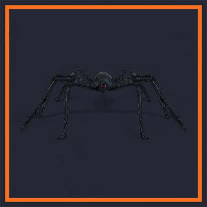 Araignée Géante Noire Décoration Halloween