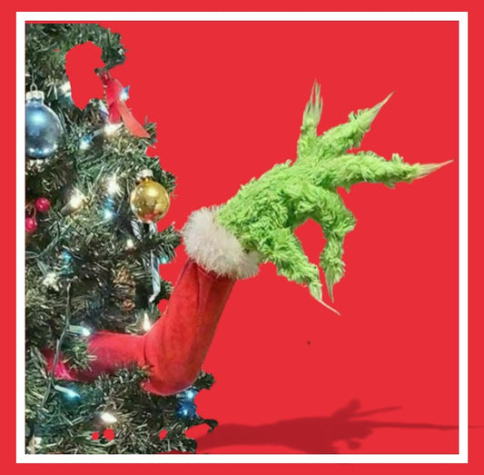 Poupée Elfe de Noël à Fourrure Verte