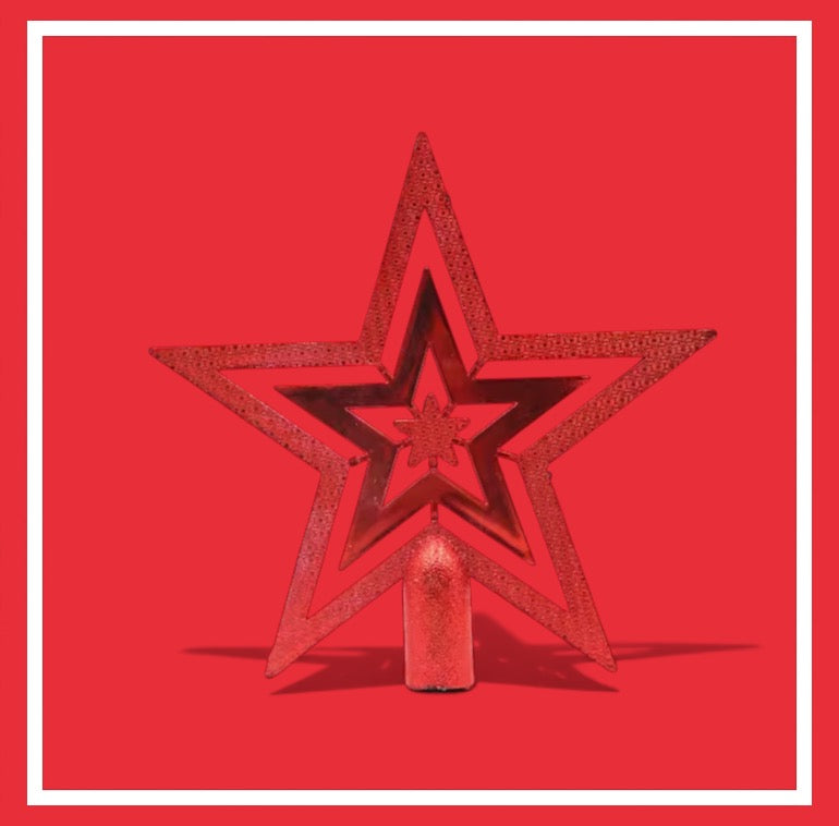 Étoile Rouge Scintillante