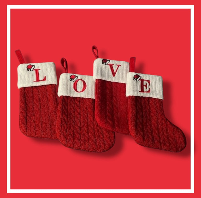 Chaussettes de Noël Tricotées