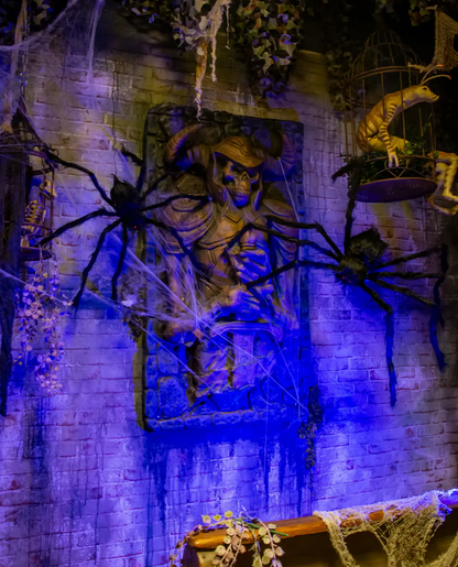 Araignée Géante Noire Décoration Halloween